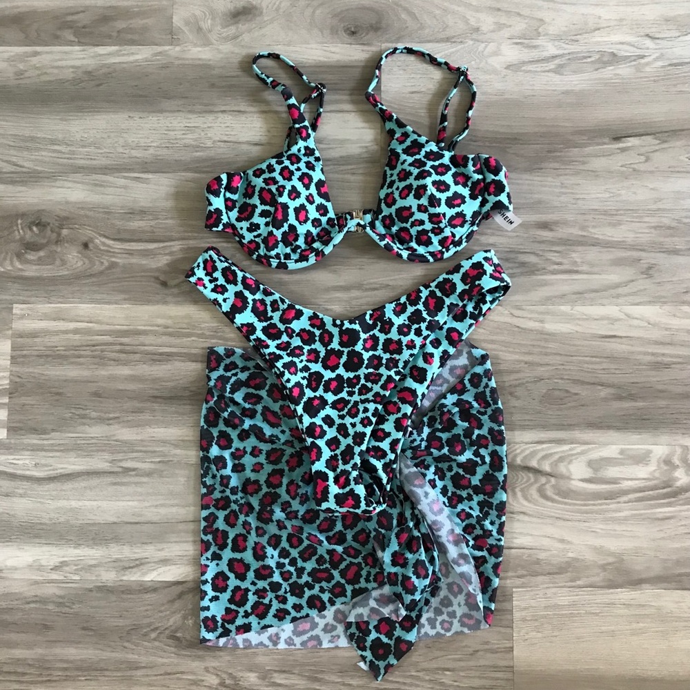 Bikini with sarong
